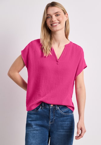 STREET ONE Blouse in Pink: front