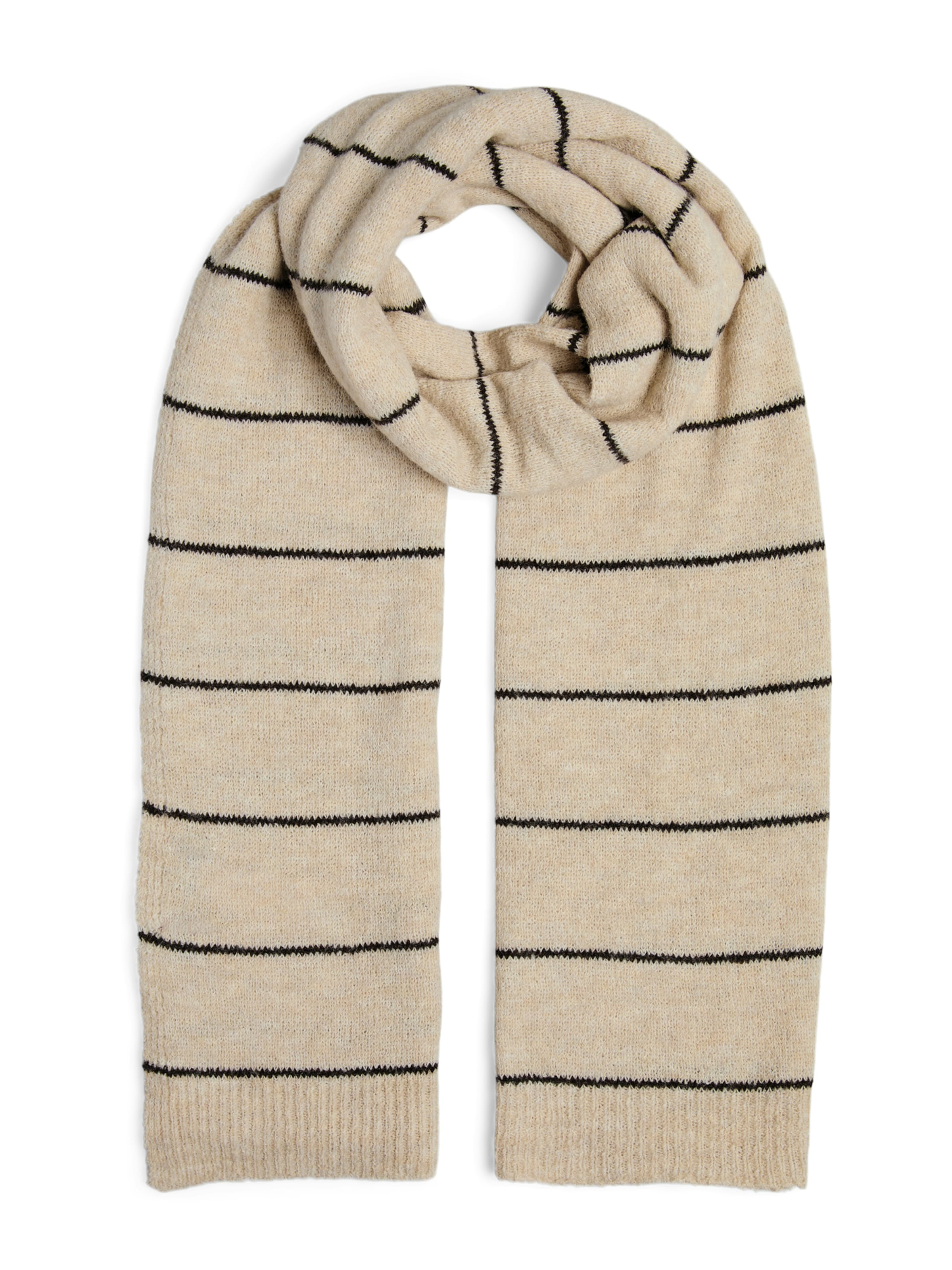 PIECES Szalik 'PCNORMA' w kolorze szary: przód