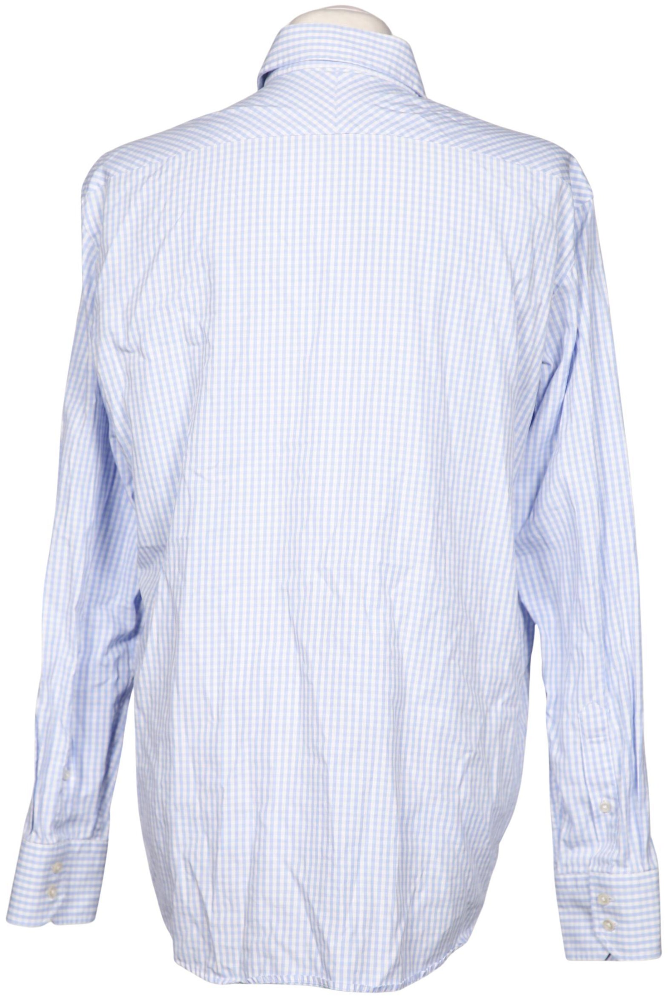 BOSS Button Up Shirt in XL in Blue