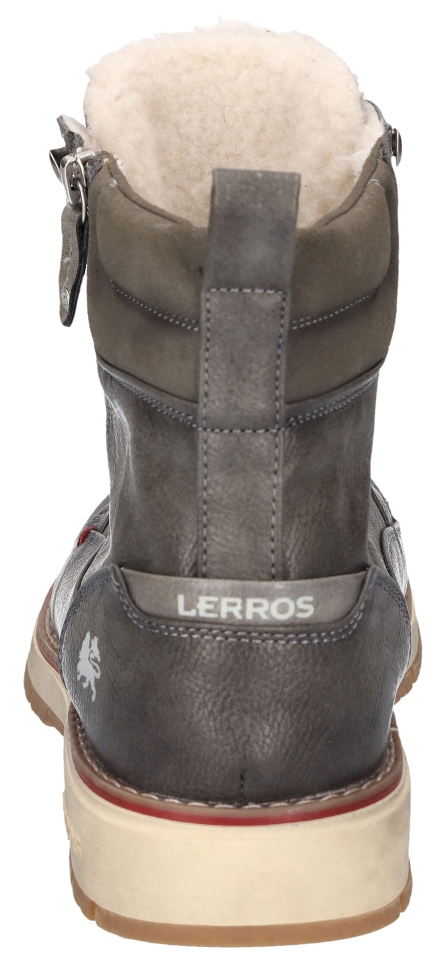 LERROS Lace-Up Boots in Grey