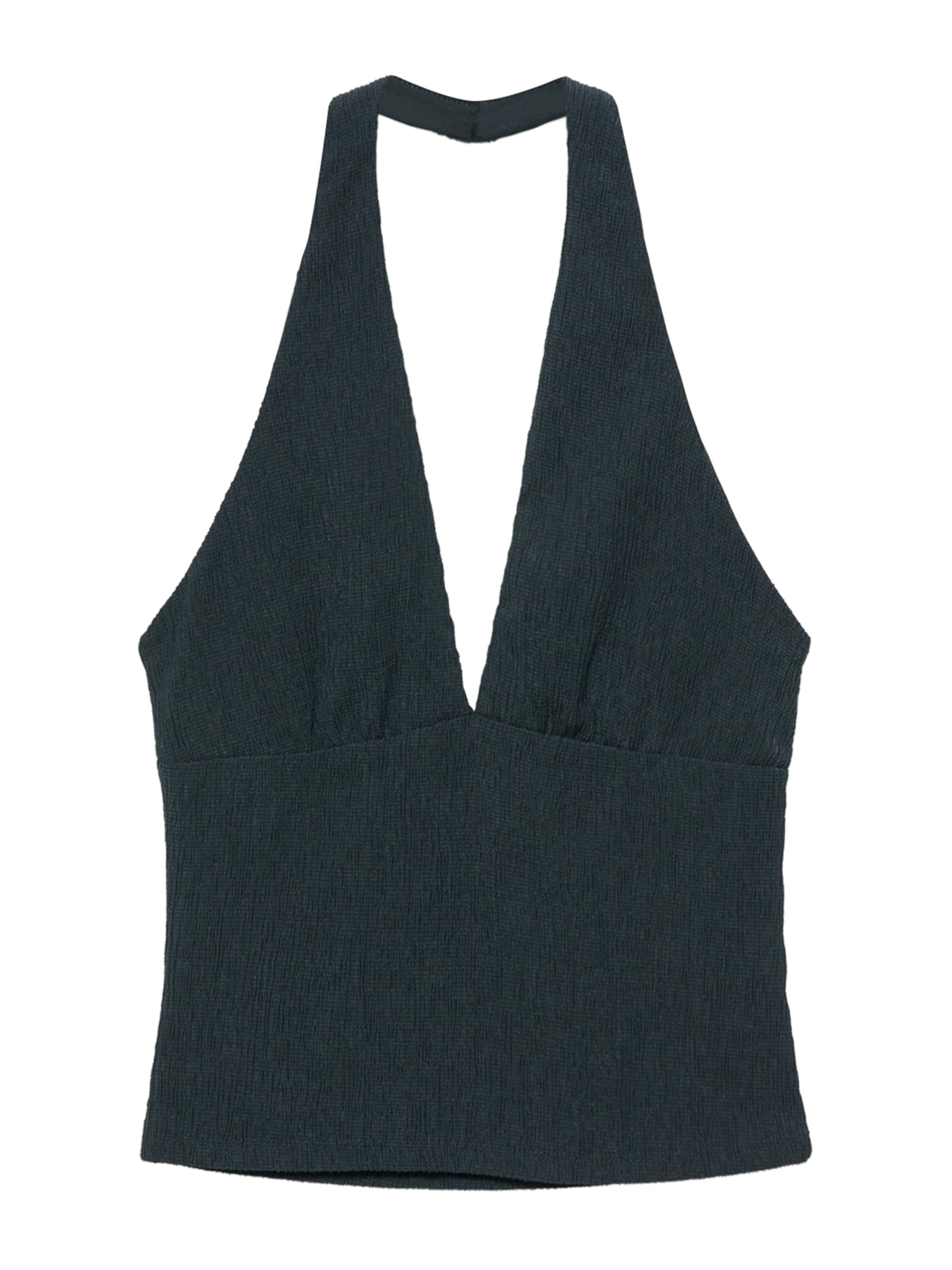Top di Pull&Bear in verde: frontale