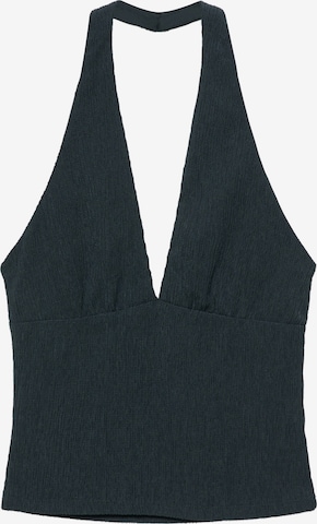 Pull&Bear Top – zelená: přední strana