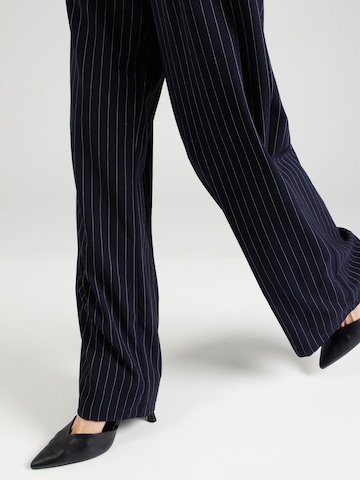 Wide Leg Pantalon à pince 'Idris' Oval Square en bleu