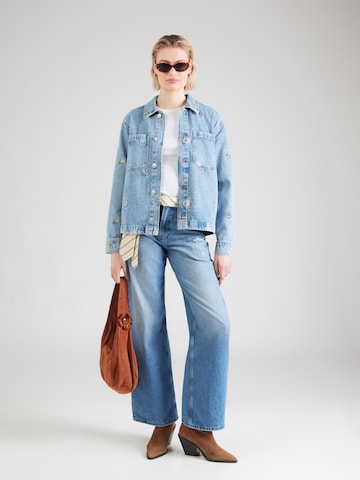 PIECES Between-Season Jacket 'PCBENNIE' in Blue