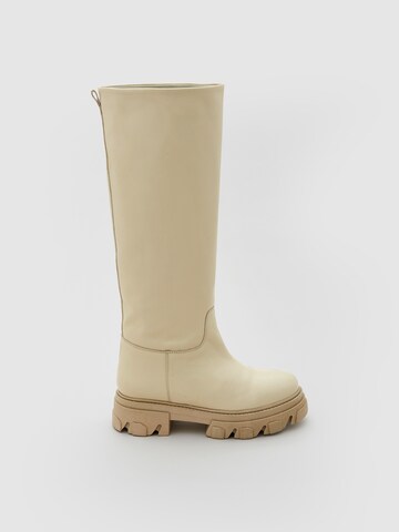 Bottes 'Gilberta' EDITED en beige : devant