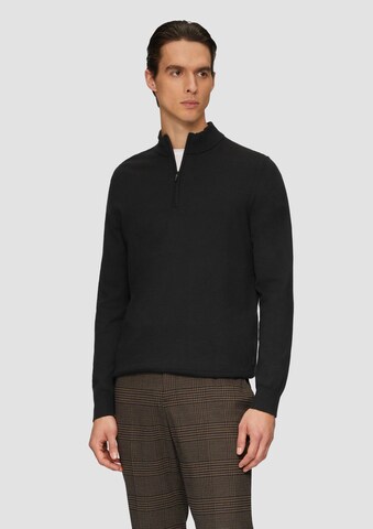 s.Oliver BLACK LABEL Trui in Zwart: voorkant