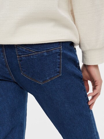 MAMALICIOUS Slimfit Jeans 'Flori' i blå