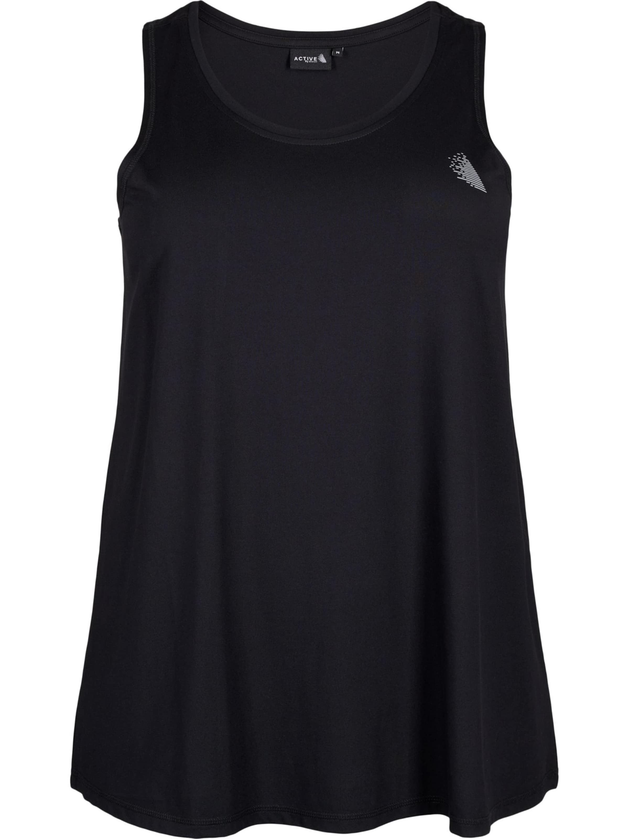 Active by Zizzi Спортивный топ в Черный: спереди