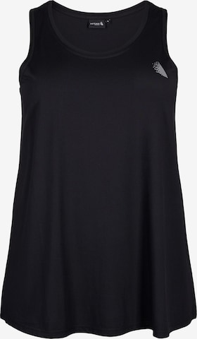 juoda Active by Zizzi Sportiniai marškinėliai be rankovių: priekis