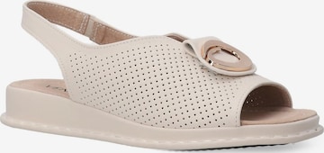 VENEZIA Sandale 'Venezia' in Beige: Vorderseite