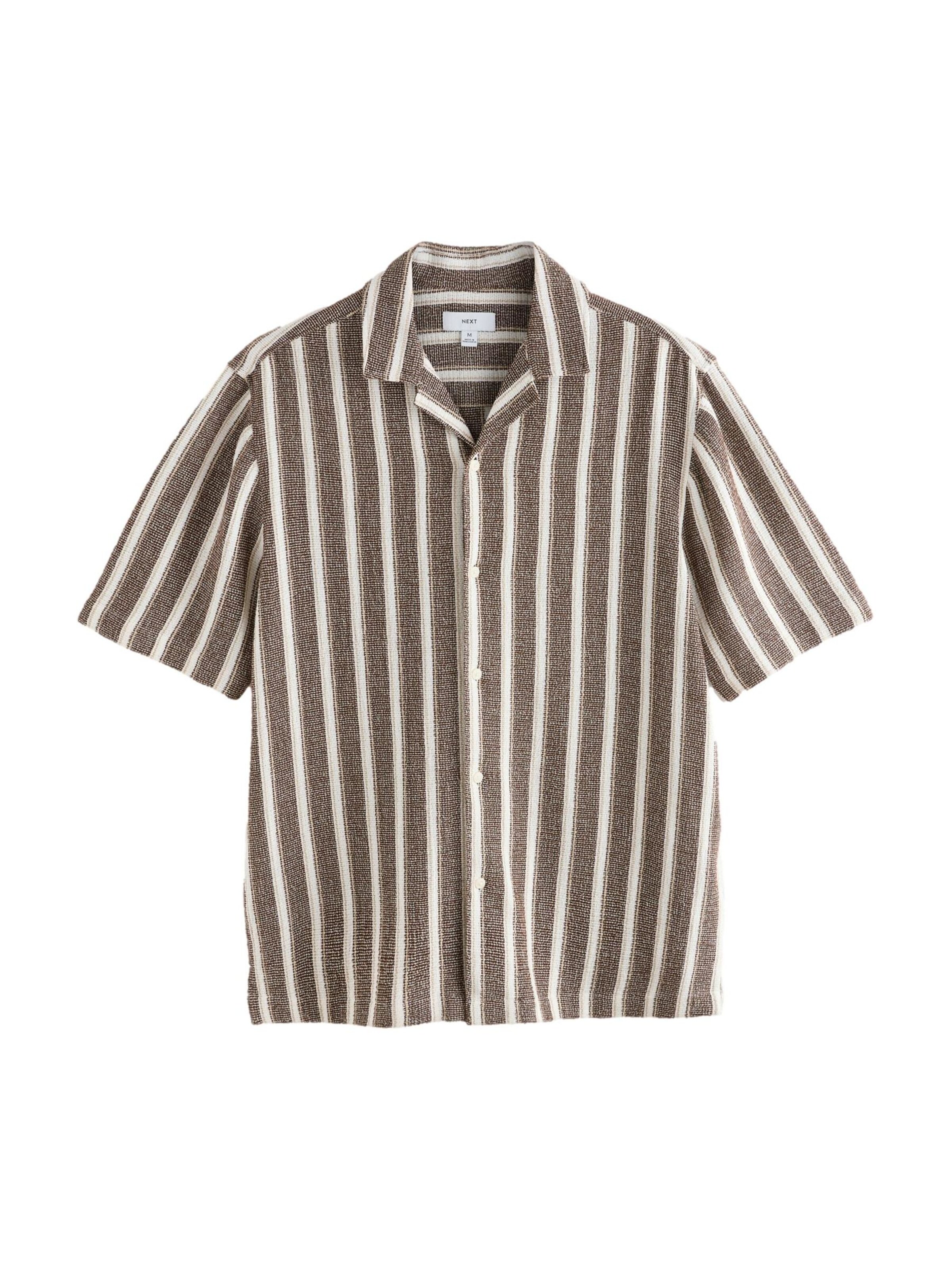 Next Chemise en crème / marron, Vue avec produit