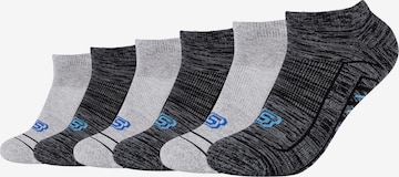 SKECHERS Ankle Socks in Grey: front