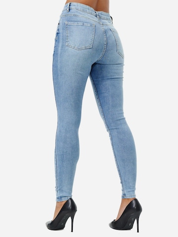 Tazzio Skinny Jeansy 'F107' w kolorze niebieski