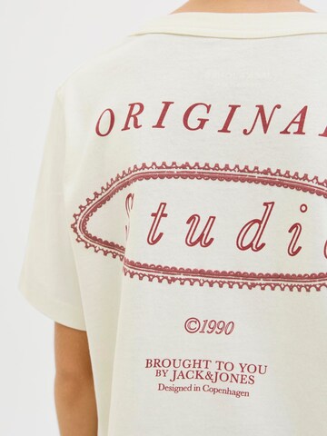 Jack & Jones Junior - Camiseta en blanco