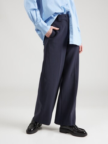 Wide leg Pantaloni con piega frontale 'Frankie' di Marks & Spencer in blu: frontale