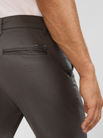 yazubi Slim fit Chino Pants 'Dustin' in Grey