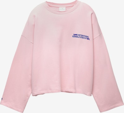 Pull&Bear Sweater majica u plava / roza, Pregled proizvoda