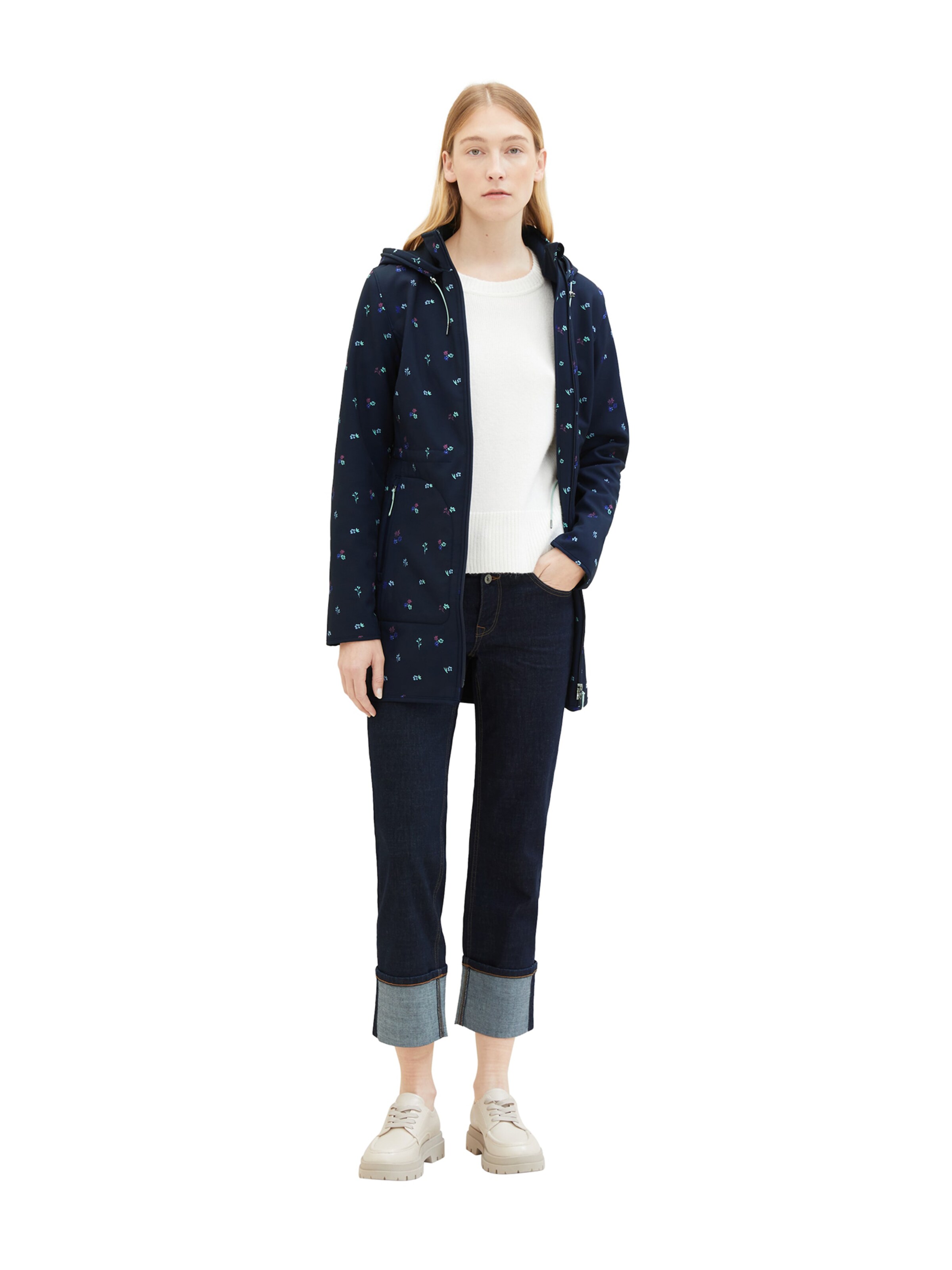 Parka mi-saison TOM TAILOR en bleu