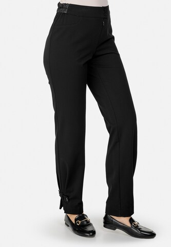 Loosefit Pantalon HELMIDGE en noir : devant