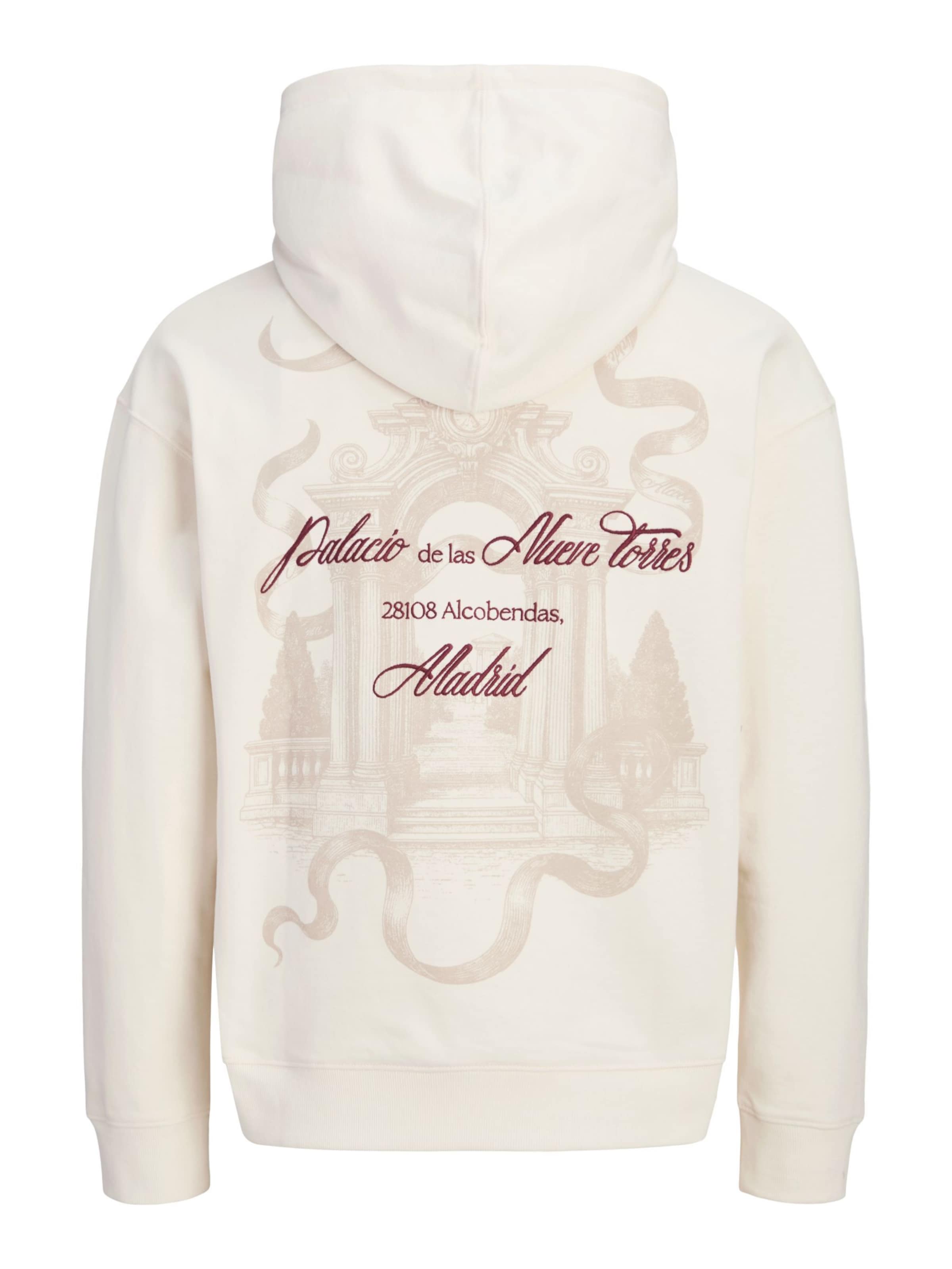 Sweat-shirt JACK & JONES en blanc