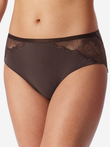 SCHIESSER Panty ' Unique Premium ' in Braun: Vorderseite