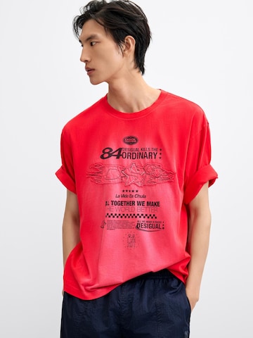 Desigual Shirt in Rood: voorkant