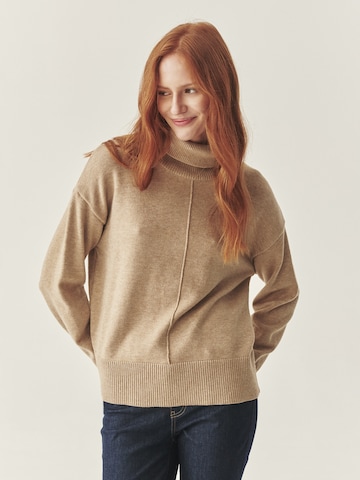 TATUUM Sweater in Beige: front