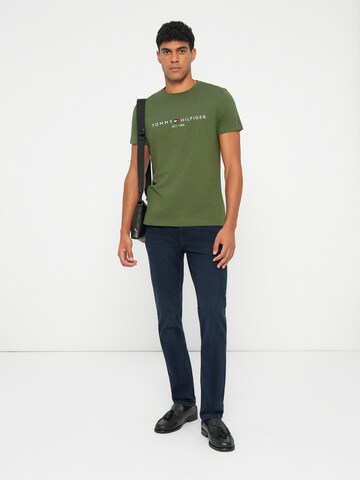 Coupe regular T-Shirt TOMMY HILFIGER en vert