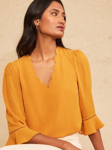 Camicia da donna di love & roses in giallo