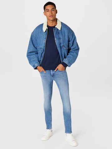 TOM TAILOR DENIM Pullover in Blau