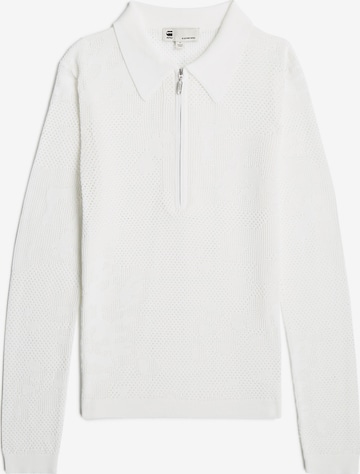 G-STAR Sweater in White: front