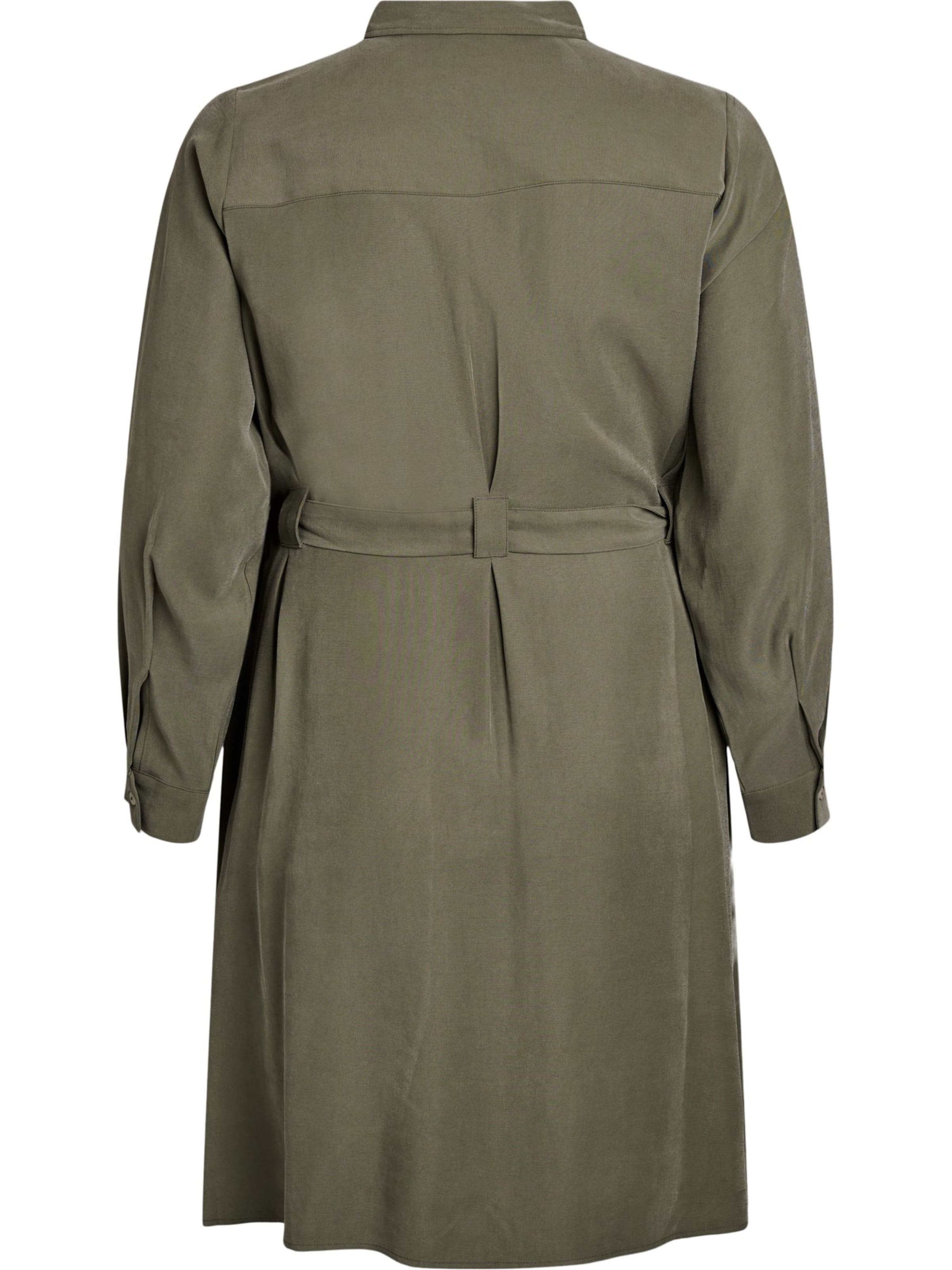 Zizzi Blusenkleid 'Mdana' in Grün