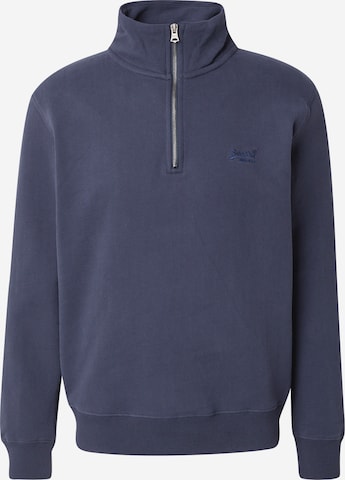 Felpa 'Essential' di Superdry in blu: frontale