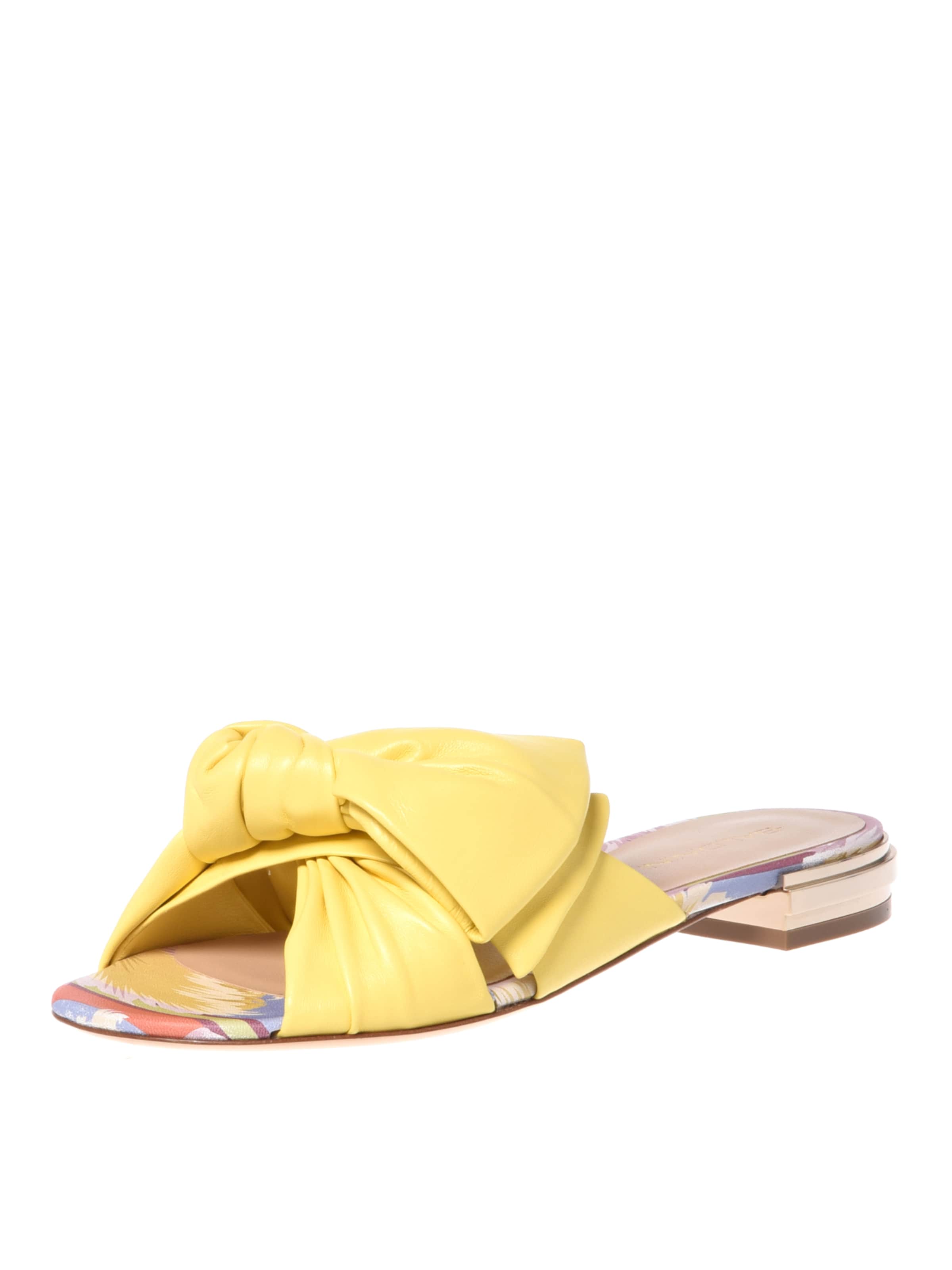 BALDININI Mules in Yellow: front