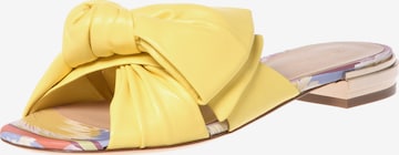 Mule BALDININI en jaune : devant