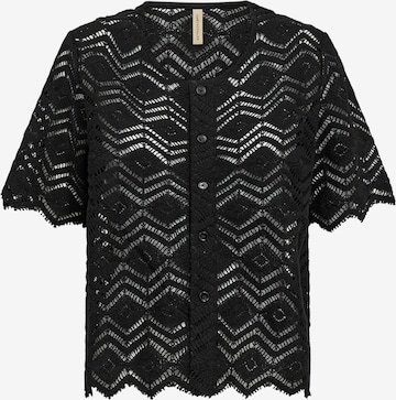 Soyaconcept Neuletakki 'RUSLA' värissä musta: etupuoli