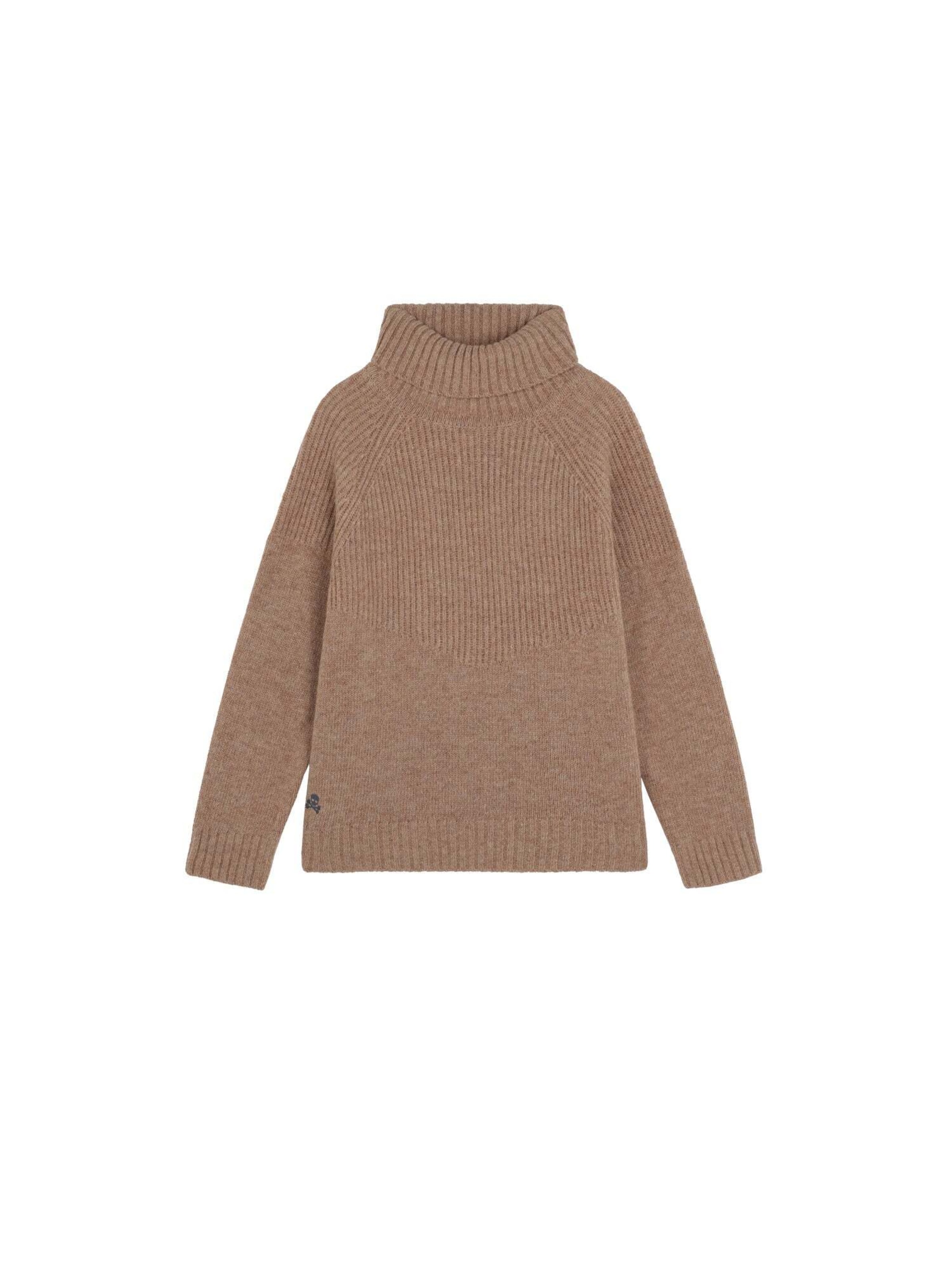 Scalpers Пуловер в кафяво: отпред