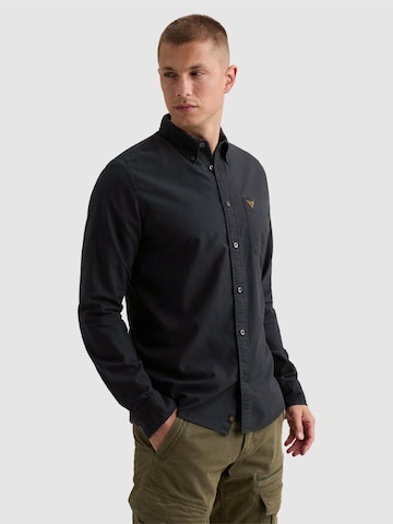Regular fit Camicia 'Oxford shirt with garment-dye wash and button-down collar' di PME Legend in blu