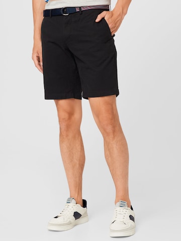 TOMMY HILFIGER - Regular Calças chino 'BROOKLYN' em preto: frente