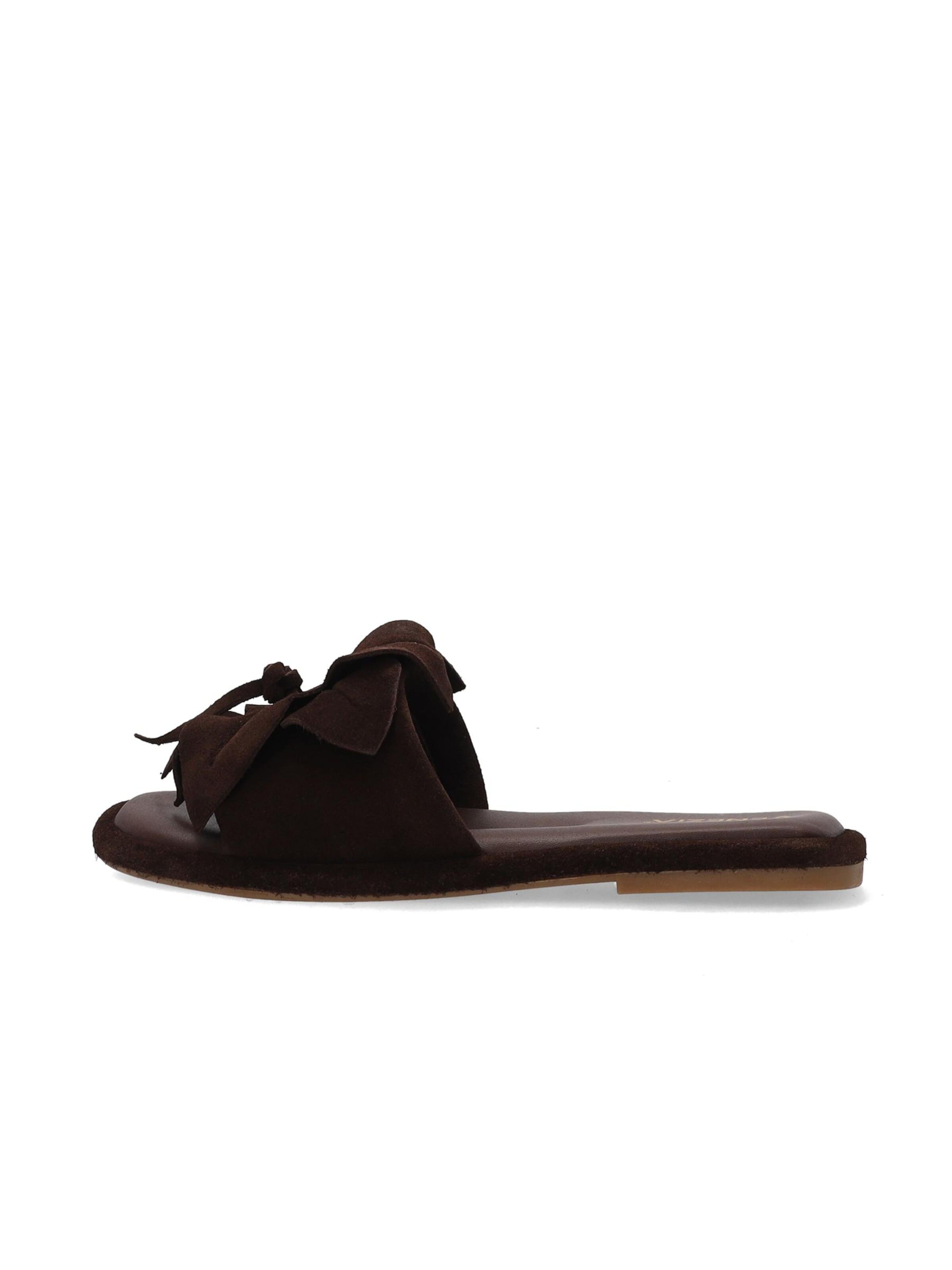 VENEZIA Mules in Brown: front