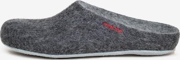 MagicFelt Hausschuh 'Magicfelt' in Grau: Vorderseite