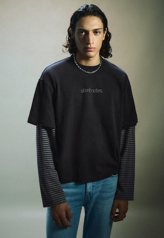 Bershka Tričko - Čierna: predná strana