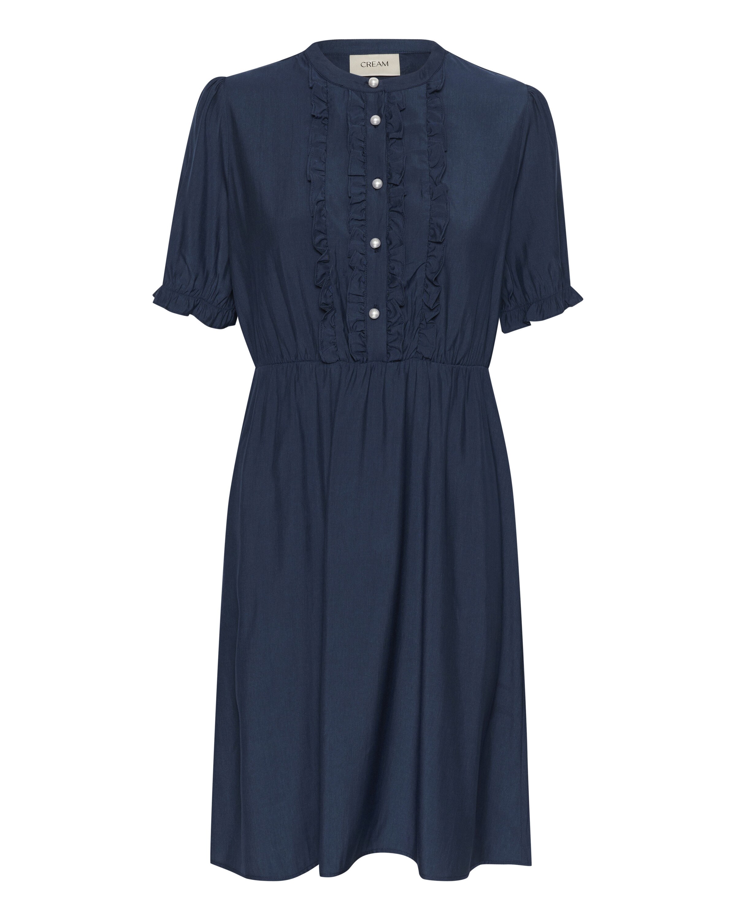 Cream Jurk 'Suki' in Blauw: voorkant