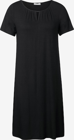 STREET ONE Jersey Kleid in Schwarz: Vorderseite
