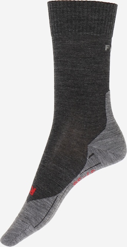 FALKE Športne nogavice | siva barva: sprednja stran