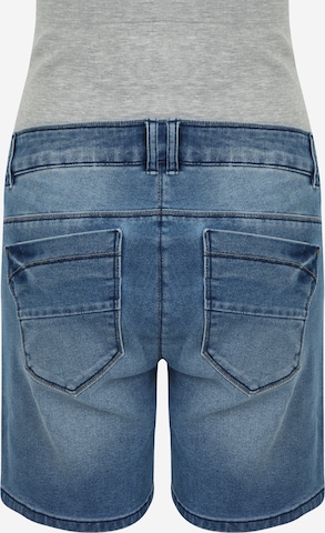 Mamalicious Curve Regular Jeans in Blauw