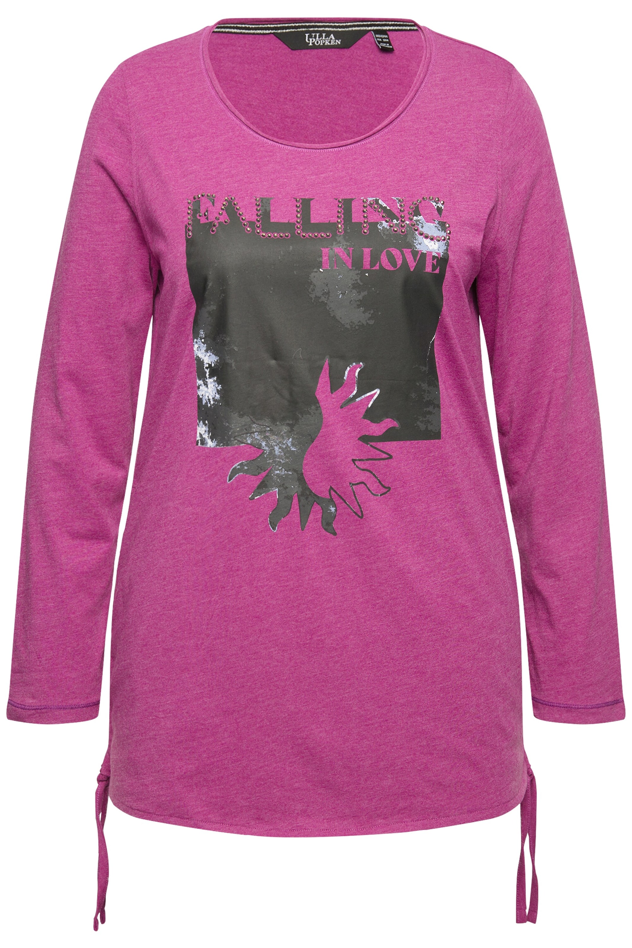 Ulla Popken Shirt in Roze: voorkant