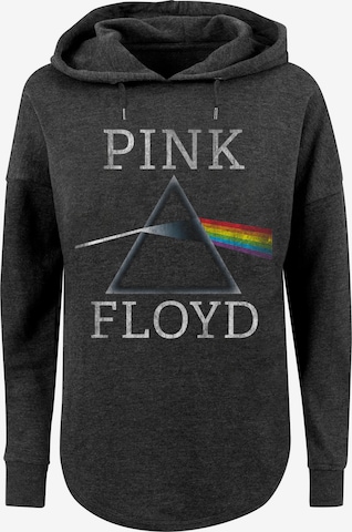 F4NT4STIC Sweatshirt 'Pink Floyd Dark Side Of The Moon Mond' in Grau: predná strana
