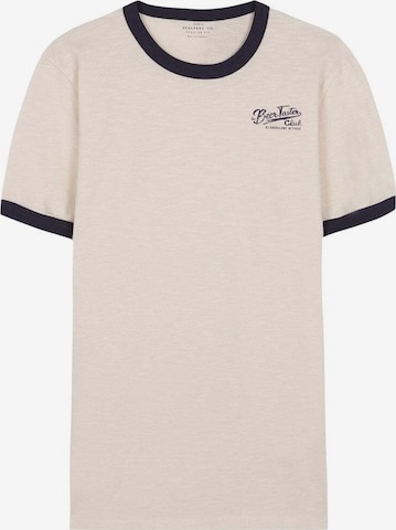 Scalpers T-Shirt 'Taster' in Beige: predná strana