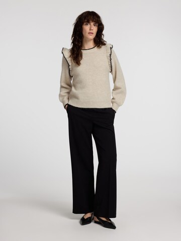 SELECTED FEMME Sweater 'Alva' in Beige